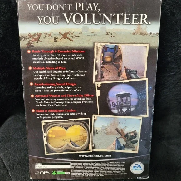 Medal of Honor PC Game Lot Allied Assault + Spearhead Expansion Pack Cent Europe - Picture 7 of 16